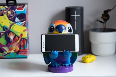 Cable Guys smarttelefon-/kontrollerholderfigur (Rainbow Stitch)