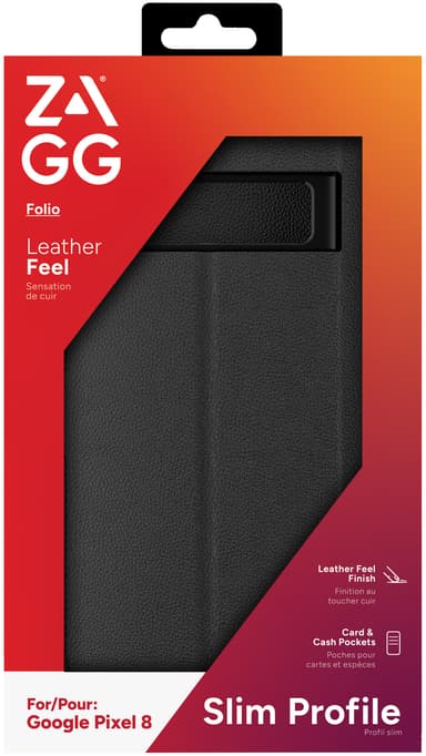 Zagg Google Pixel 8 lommebokdeksel (sort)