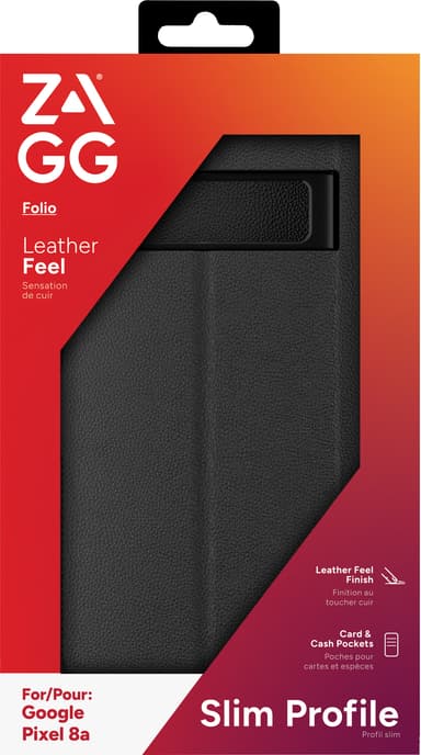 Zagg Google Pixel 8a lommebokdeksel (sort)