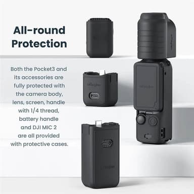 aMagisn silikondeksel 6i1 til DJI Osmo Pocket 3 - Grå