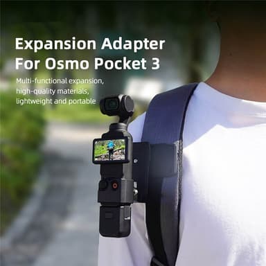 BRDRC utvidelsesadapter med klemme til DJI Osmo Pocket 3