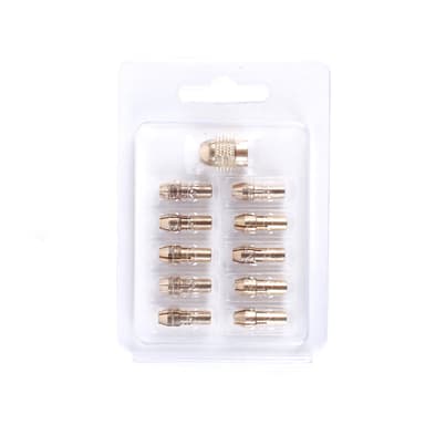 0,5-3,2 mm borkrone Chucks 11-delt Gull