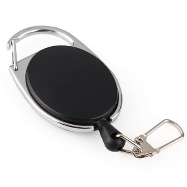 Nøkkelring med jojo-funksjon og uttrekkbar streng 72 cm 1-pakning
