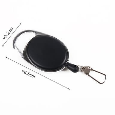 Nøkkelring med jojo-funksjon og uttrekkbar streng 72 cm 1-pakning