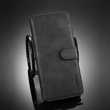 Flip Folio-deksel med kortholder Kickstand beskyttelsesdeksel for iPhone Sort iPhone 13 Pro