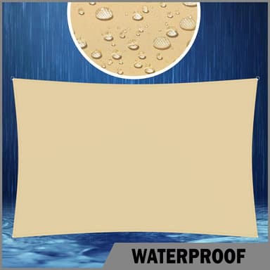 Sun Shade Seil Baldakin Markise Beige