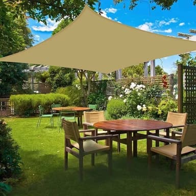 Sun Shade Seil Baldakin Markise Beige