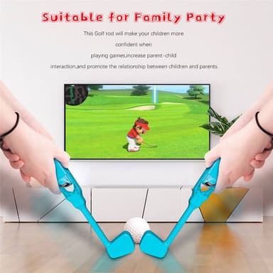 Golfkølle for Mario Golf 1 Pair Flerfarget