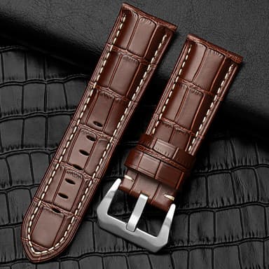 Utskifting av klokkerem for Panerai Luminor Brun 26 mm