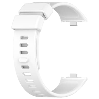 Silikon klokkerem erstatning for Redmi Watch 4/Xiaomi 8 Pro Hvit