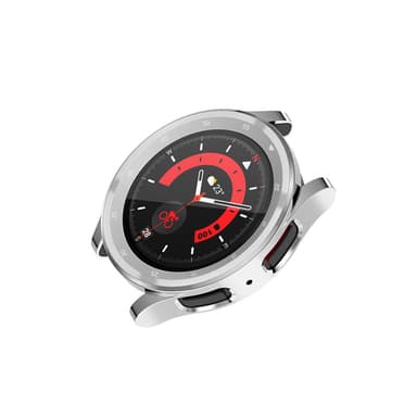 TPU-beskyttelsesveske med skaladesign for Samsung Galaxy Watch 5 Pro Sølv