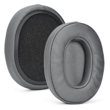 2 pakke erstatnings øreputer for Skullcandy Crusher Wireless/Crusher ANC/Hesh3 Mørk grå
