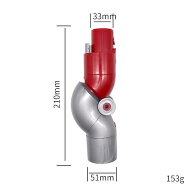 Vinkeladapter med hurtigkobling til Dyson V7 V8 V10 V11 V15