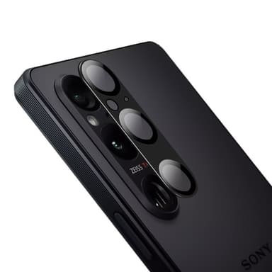 Ripebestandig kameralinsedeksel for Sony Xperia 1 V Sort