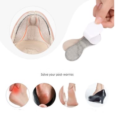 Butterfly Heel Grip hælbeskytter 1 par Beige