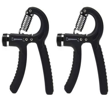 Håndgrepstrener med justerbar motstand 5-60 kg 2-pakning