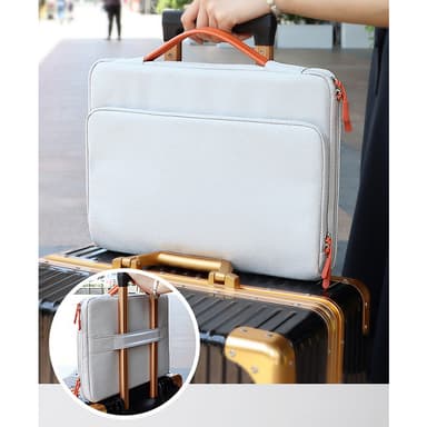 Vanntett laptopveske Grå M