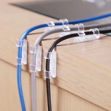 10-pakke kabelklemmer Wire Organizer Kabelhåndteringsklips