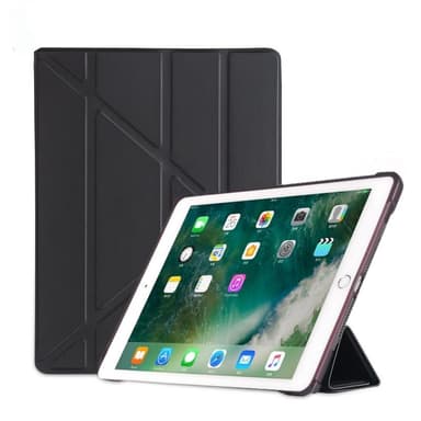 Smart deksel til iPad 9,7 tommer, sort med stativ