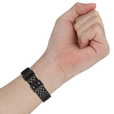 Klokkereim for Samsung Galaxy fit3 SM-R390 Sort