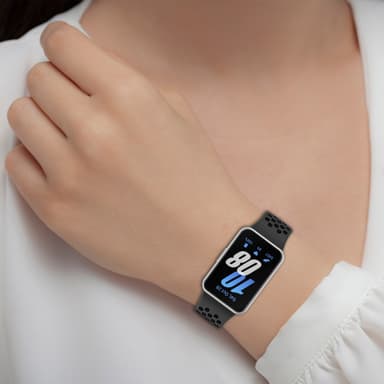 Klokkereim for Samsung Galaxy fit3 SM-R390 Sort