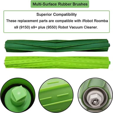 Støvsugertilbehør for iRobot Roomba S9 (9150), S9 Plus (9550) Flerfarget