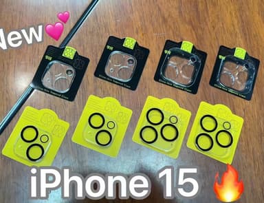3-pakning Linsebeskyttelse - Linsefilm Herdet glass iPhone 15 Pro