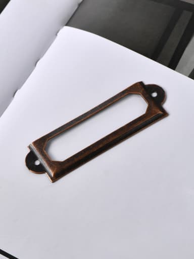 12 Etikettholdere - Metalletiketter Bronse