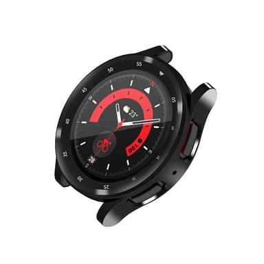 TPU-beskyttelsesveske med skaladesign for Samsung Galaxy Watch 5 Pro Sort