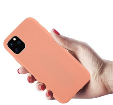 Støtsikkert flytende silikondeksel til iPhone 11 Pro Orange