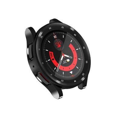 TPU-beskyttelsesveske med skaladesign for Samsung Galaxy Watch 5 Pro Sort
