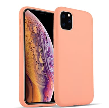 Støtsikkert flytende silikondeksel til iPhone 11 Pro Orange