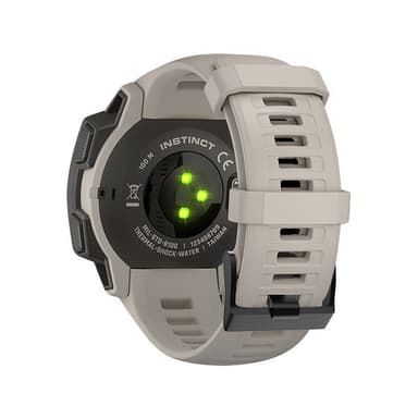 Silikonarmbånd for Garmin Instinct/Esports/Tide/Solar Hvit