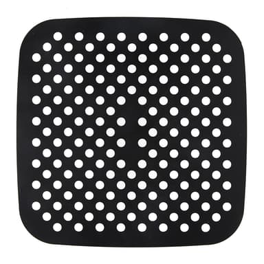 Silikoninnsats til Airfryer square 19x19 cm Sort