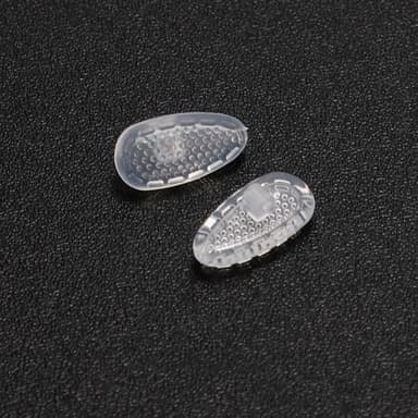 20 par silikon antiskli neseputer for briller Gjennomsiktig WZ-01