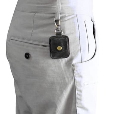 Mini Adgangskortholder i ekte skinn