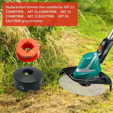Hette og spole til Bosch Gresstrimmer Art 23/26/30 Combitrim Flerfarget
