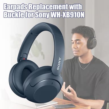 Øreputer til Sony WH-XB910N Blå