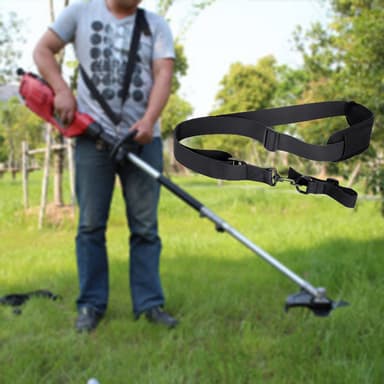 Skulderstropp for gresstrimmer, svart