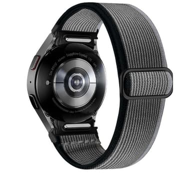 Samsung Galaxy Watch 6 armbånd med justerbar spenne Svart+grå