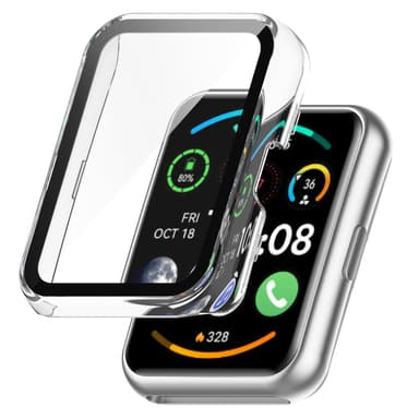 Beskyttelsesveske til Huawei Watch Fit New/OPPO Watch Gjennomsiktig