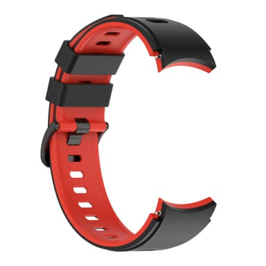 Samsung Galaxy Watch 4 Classic armbånd silikon Svart+rød