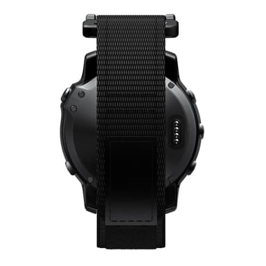 Klokkereim 22 mm for Garmin Fenix 5/6/7 Forerunner Approach Nylon Sort