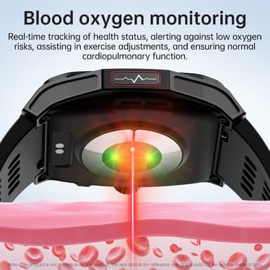 Smartklokke med søvnhjelp, EKG, Bluetooth-samtaler Stål