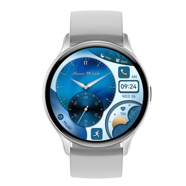 Vanntett Sports Smartwatch Sølv