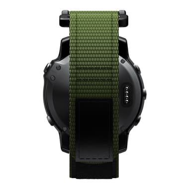 Klokkereim 22 mm for Garmin Fenix 5/6/7 Forerunner Approach Nylon Grønn