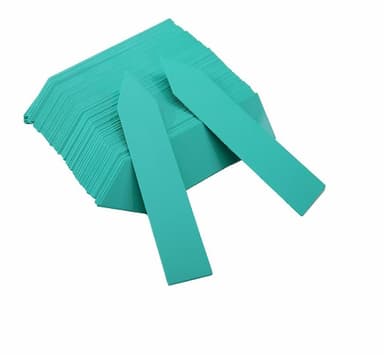 Vannbestandige planteetiketter / planteskilt med hull PVC 100-pak