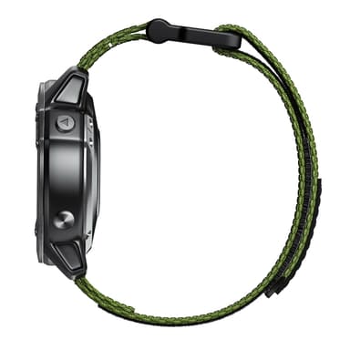 Klokkereim 22 mm for Garmin Fenix 5/6/7 Forerunner Approach Nylon Grønn