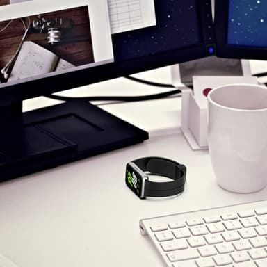 Silikonarmbånd til Samsung Galaxy Fit 3 SM-R390 Sort