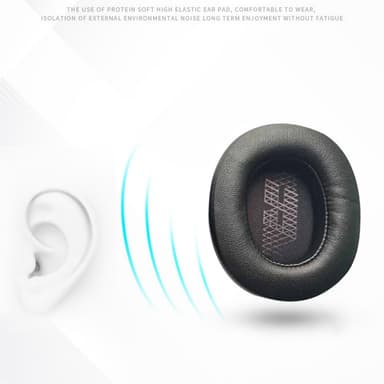 Øreputer til JBL Live 500BT Sort